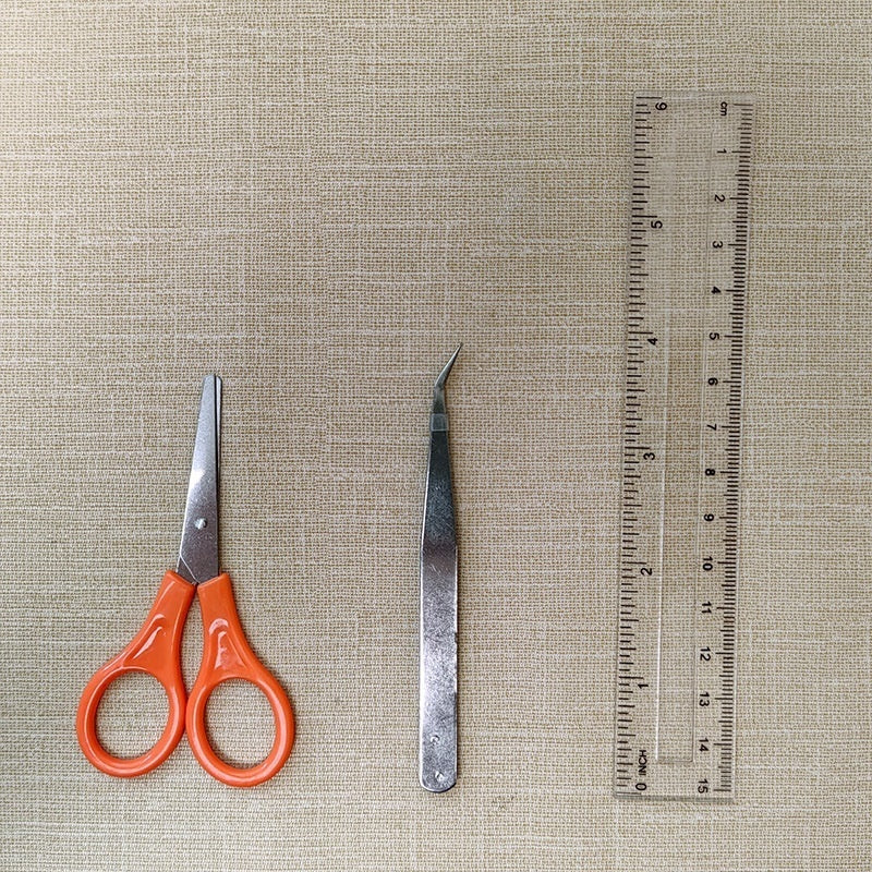 Manual Assembly Model Tool Suit Scissors Tweezers Ruler Tool Glue