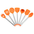 Stainless Steel Silicone 7-piece Kitchen Ware Set Kitchen Silicone Shovel Spoon Suit