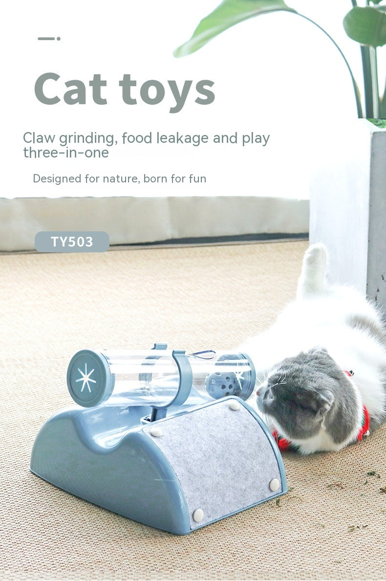 Cat Self-Hi Relieving Stuffy Automatic Feeding Toy