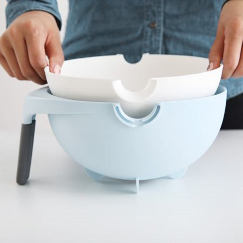 Draining Basket Kitchen Double-deck Home