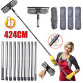 Telescopic Extendable Window Cleaner Equipment Glass Cleaning 4.5m Squeegee