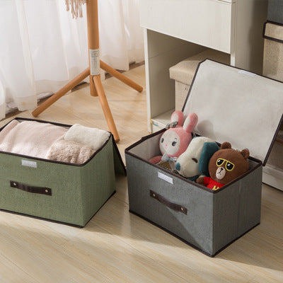 Home Storage Box Cloth Wardrobe Finishing Home Foldable Storage Storage Box Dustproof Non-woven Fabric Box