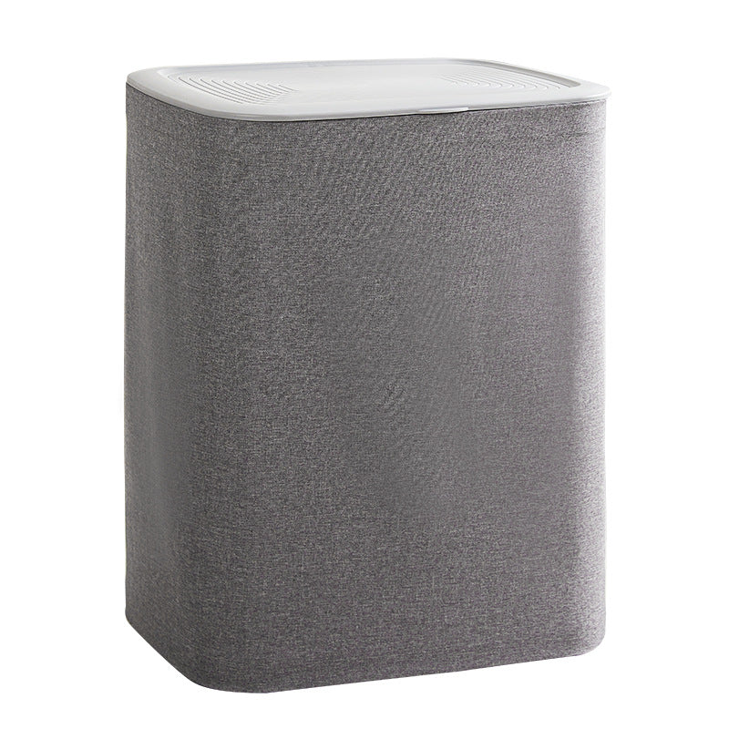 Fabric Bathroom With Lid Dirty Laundry Toys Sundries Storage Laundry Basket