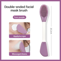 Double Head Silicone Facial Mask Brush Facial Massage Cleaning Brushs DIY Mud Film Scraper Facial Care Tool For Skincare Cosmetic Tools