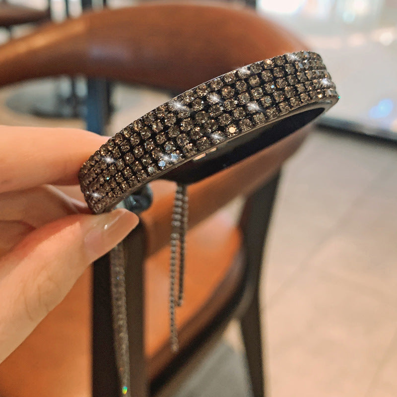 Frosted Candy Colored Rhinestone Hairpin Hair Ornaments For Women