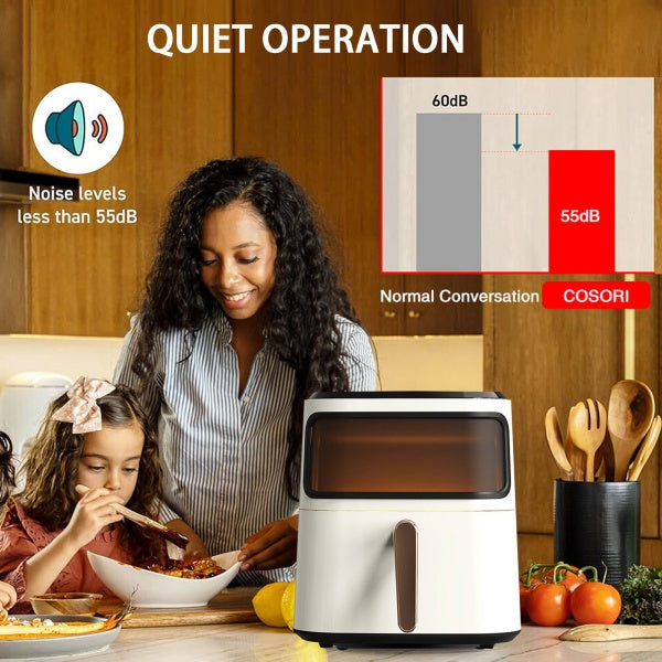 10L Air Fryer Digital Kitchen Oven Healthy Frying Cooker Low Fat Oil Free UK