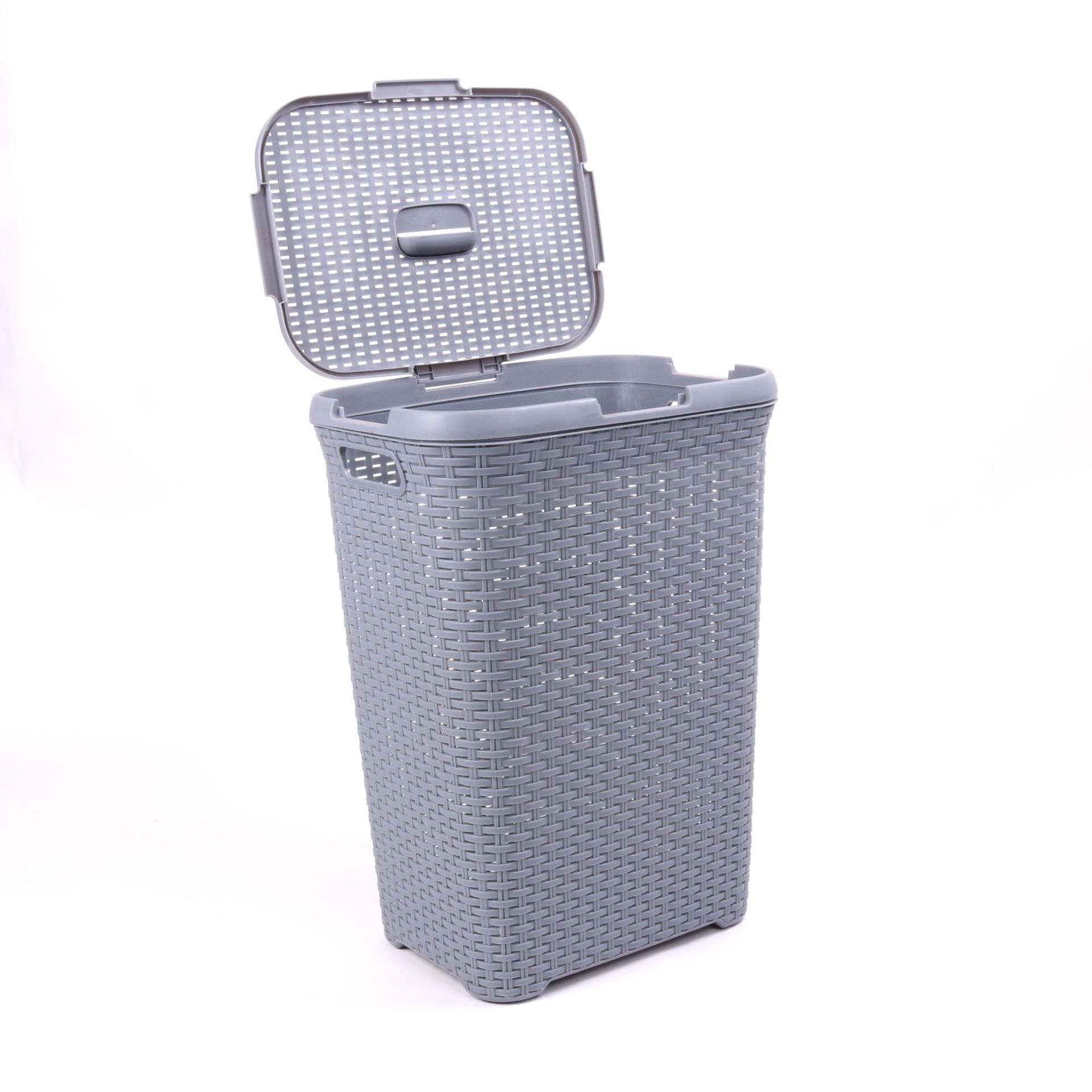 Plastic Rattan Woven Storage Anti-dirty Laundry Laundry Basket