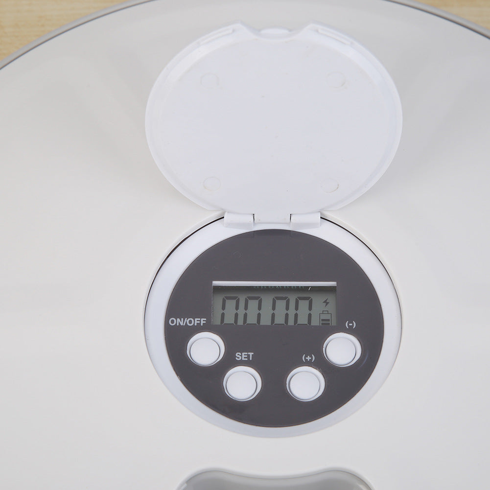 Six Grid Electric Timing Cat and Dog Feeding Machine