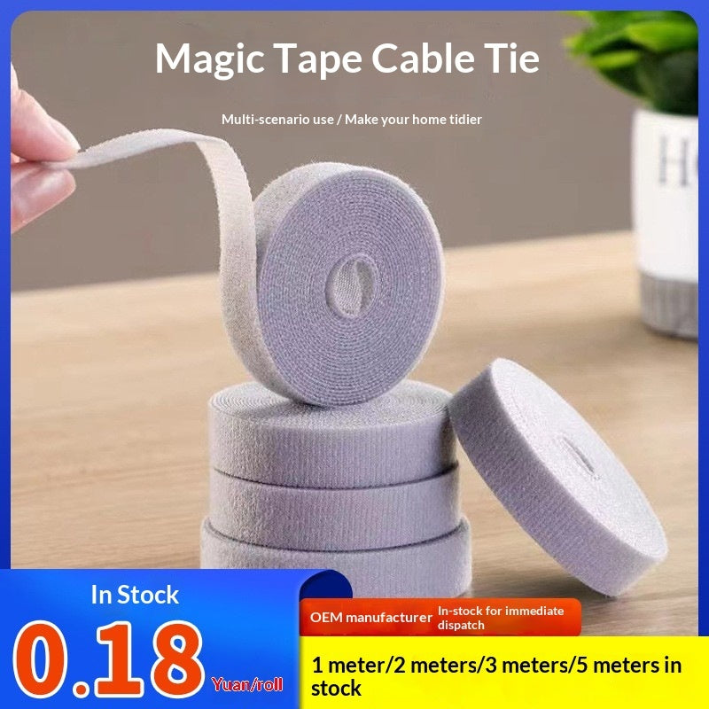 Data Cable Organizer Tidy-up And Fixation Velcro Cable Tie Cable Harness Strap