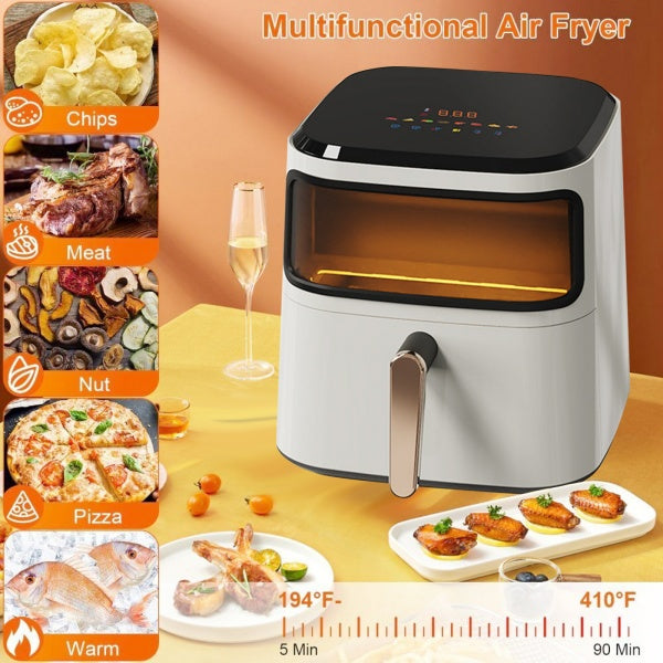 10L Air Fryer Digital Kitchen Oven Healthy Frying Cooker Low Fat Oil Free UK