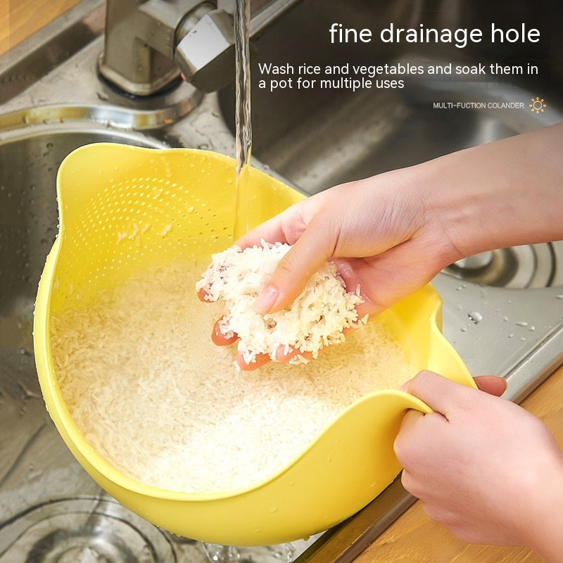 Kitchen Drain Basket Dish Rice Basket