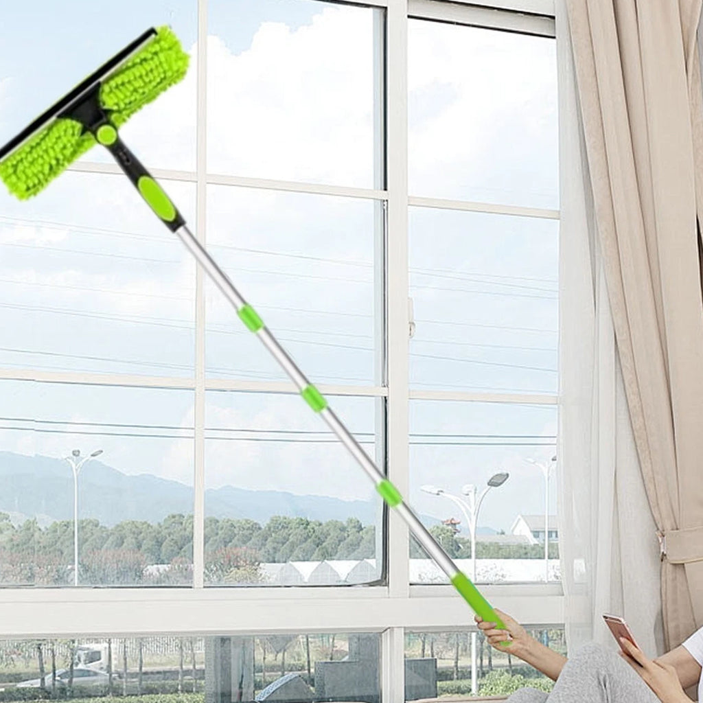 Telescopic Extendable Window Cleaner Equipment Glass Cleaning 4.5m Squeegee