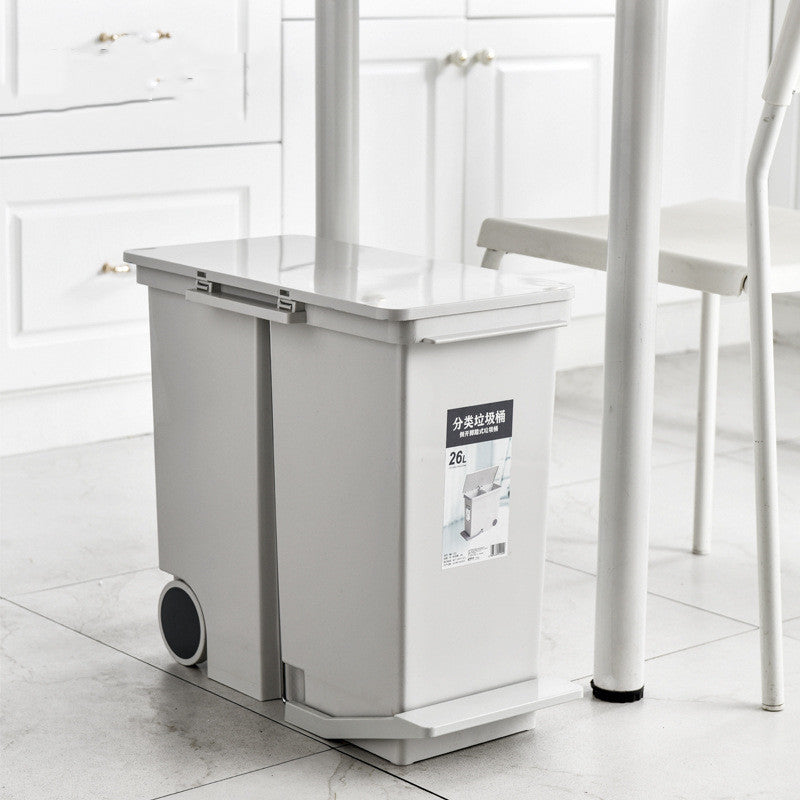 Sorting Trash Bin Household Covered