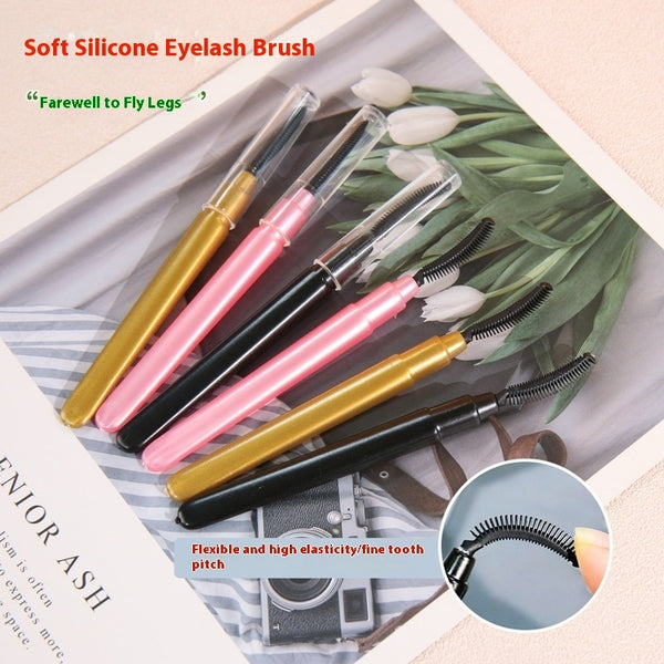 Silicon Lash Curler Soft Head Makeup Brush Dustproof Beauty Tools