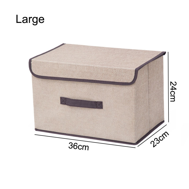 Home Storage Box Cloth Wardrobe Finishing Home Foldable Storage Storage Box Dustproof Non-woven Fabric Box