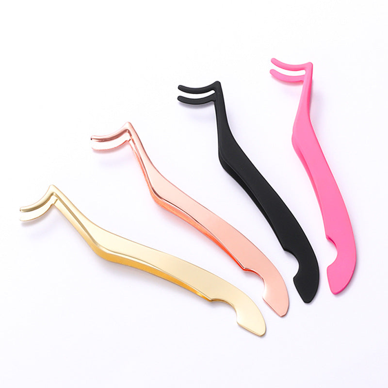 Beauty Tools Haima Clip Eyelash Curler Stainless Steel Tweezers Cotton Clip Aid Eyelash Curler
