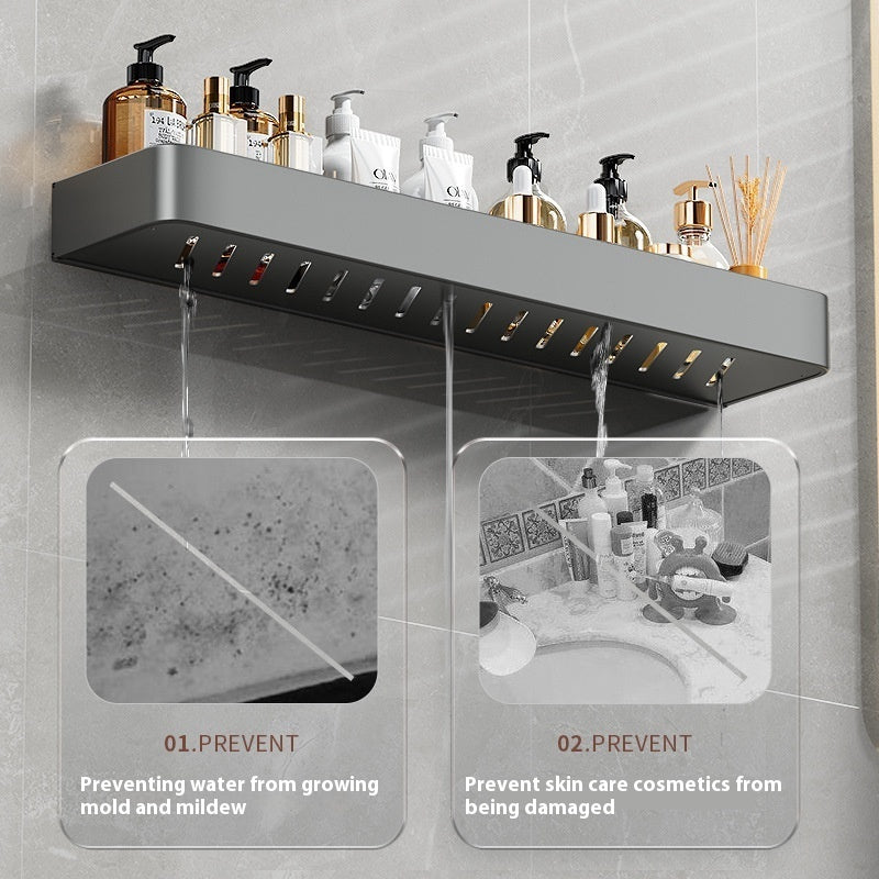 Punch-free Bathroom Storage Rack Bathroom Wall-mounted Storage Rack