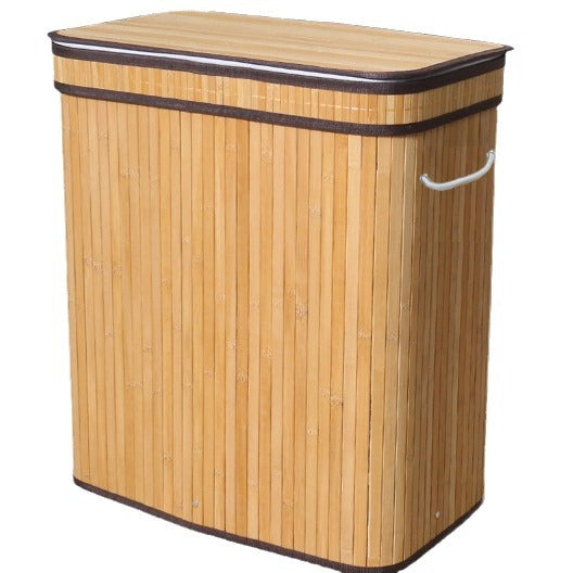 Dust-proof Laundry Basket Woven Dirty Laundry Storage Bucket