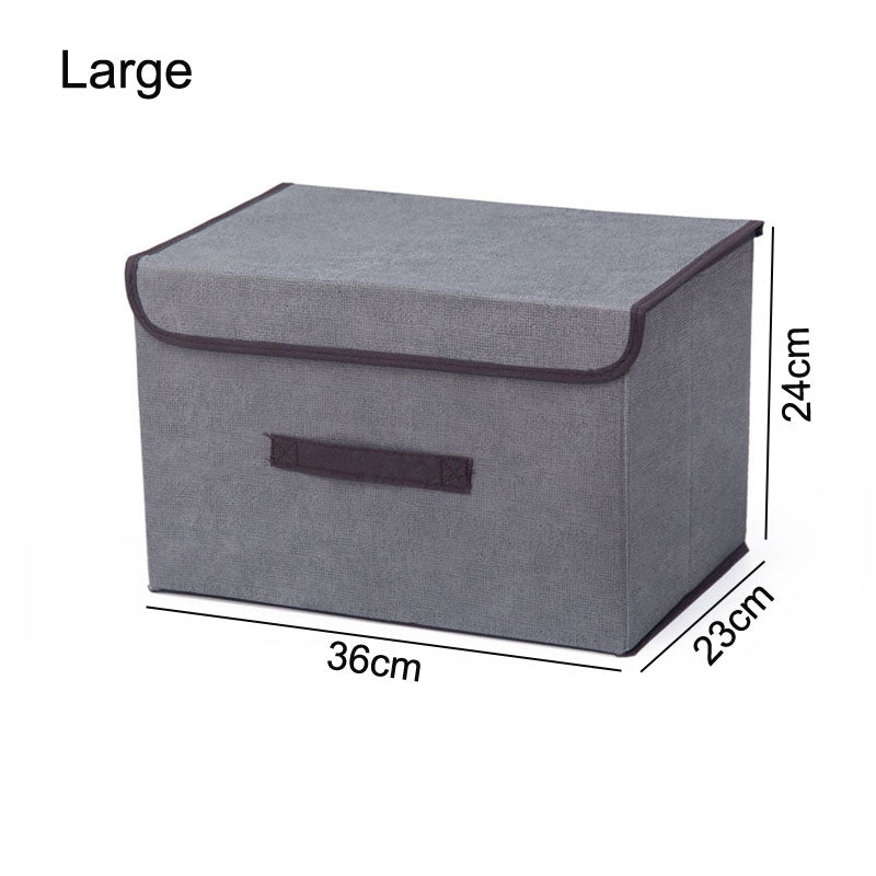 Home Storage Box Cloth Wardrobe Finishing Home Foldable Storage Storage Box Dustproof Non-woven Fabric Box